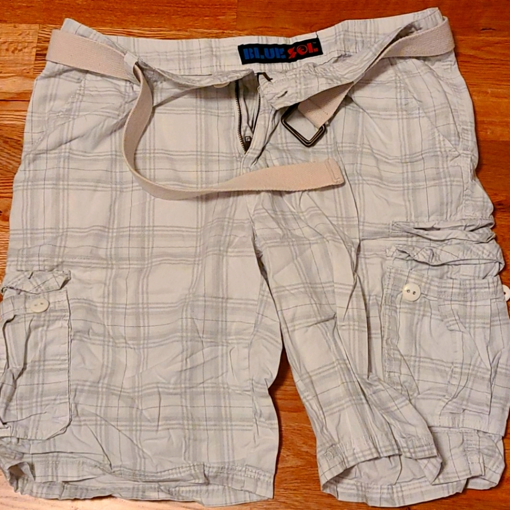 Blue Sol Cargo Shorts